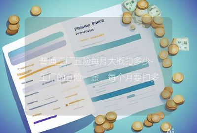 普通工厂五险每月大概扣多少-工厂的五险一金,每个月要扣多少?